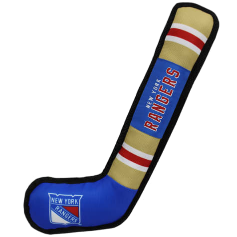 Pets First New York Rangers Hockey Stick Toy for Dogs