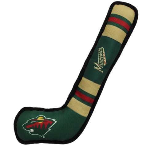 Pets First Minnesota Wild Hockey Stick Toy for Dogs