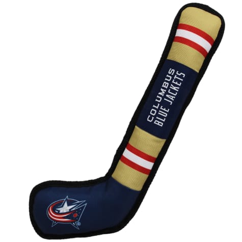 Pets First Columbus Blue Jackets Hockey Stick Toy for Dogs