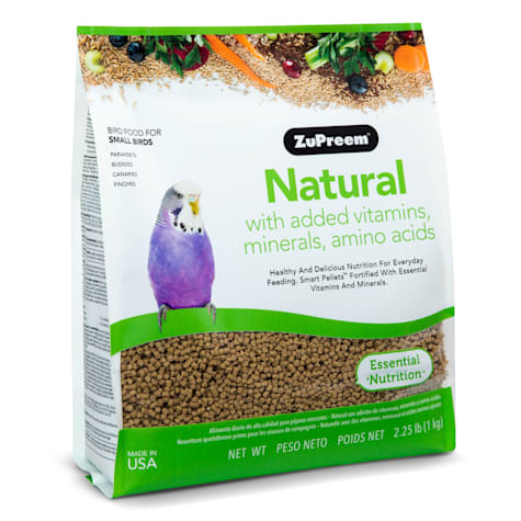 ZuPreem Natural Premium Daily Bird Food for Small Birds