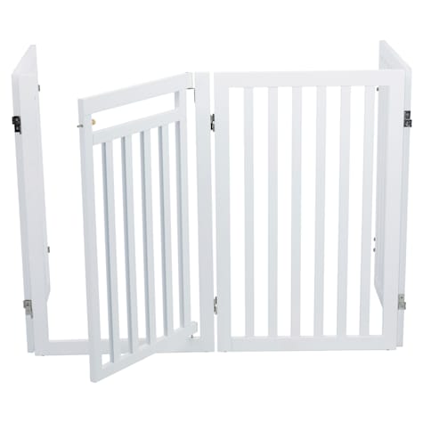 TRIXIE Dog Barrier Four Panel White Gate