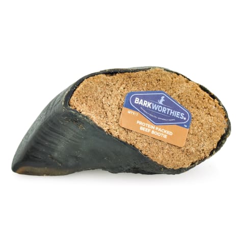 Barkworthies Peanut Butter Bootie Durable Dog Dental Chews