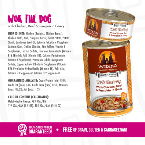 weruva dog food petco