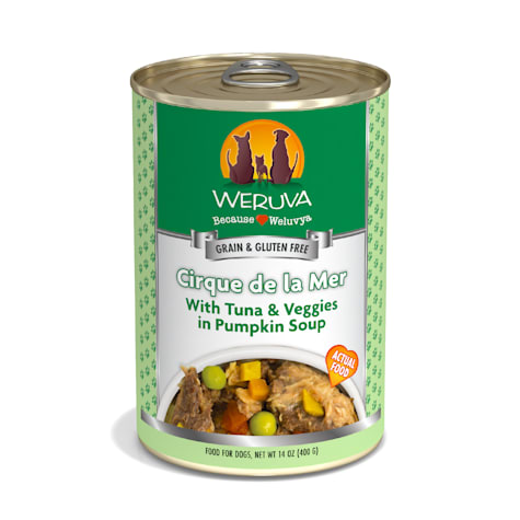 Weruva Classics Cirque de la Mer with Tuna & Veggies in Pumpkin Soup Wet Dog Food