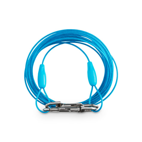 EveryYay Stretch Your Legs Free-To-Flex Tie-Out Cable, For Dogs up to 25 lbs.