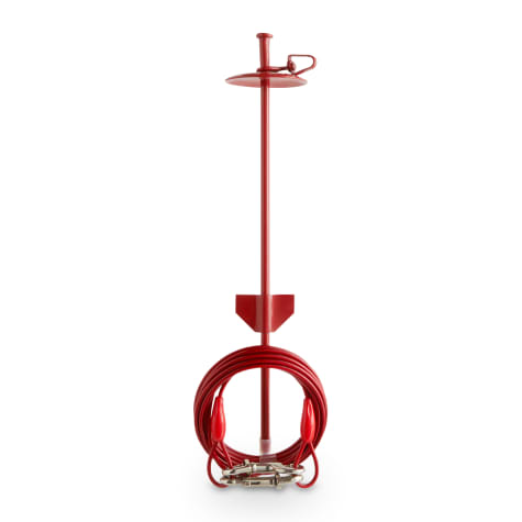 EveryYay Stretch Your Legs Trusty Tether Tie-Out Cable with Dome Stake, For Dogs up to 100 lbs.
