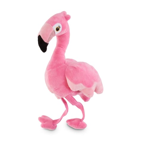 large stuffed flamingo