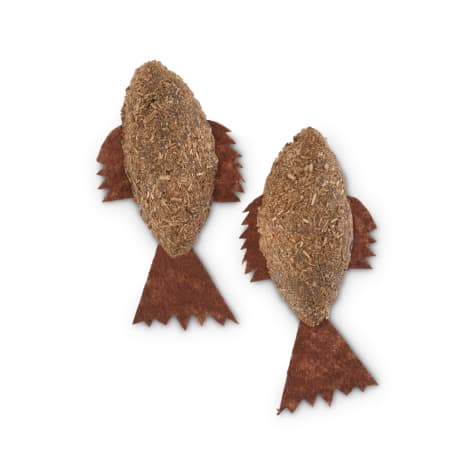 Leaps & Bounds Playful by Nature Pounce & Play Catnip Fish Cat Toys