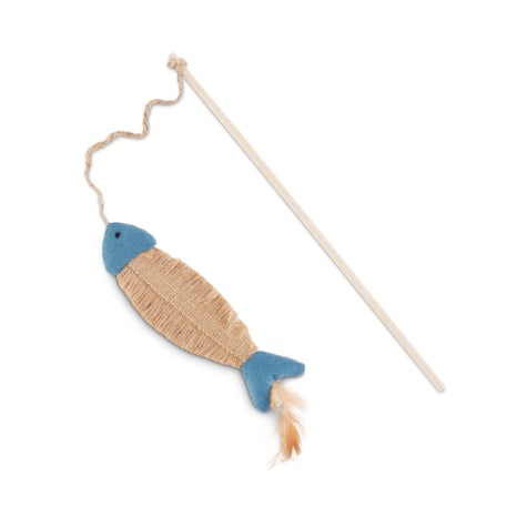 Leaps & Bounds Playful by Nature Thrill & Chase Fish Teaser Cat Toy