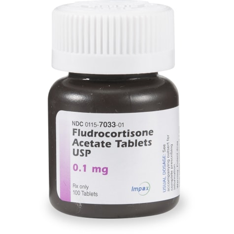 fludrocortisone acetate 0.1 mg 100 tabletas mexico