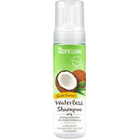 TropiClean Hypo Allergenic Waterless No Rinse Shampoo for Dogs and Cats