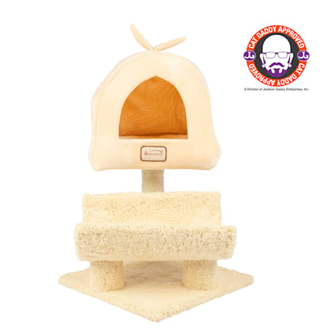 Armarkat Goldenrod Premium Real Wood Cat Tree Model X3007
