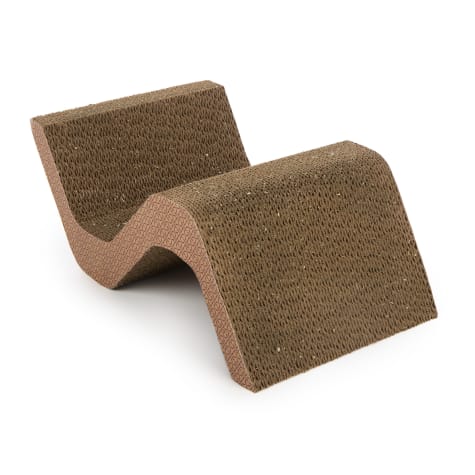 Petlinks Scratcher's Choice Curl Corrugate Cat Scratcher with Infused Catnip