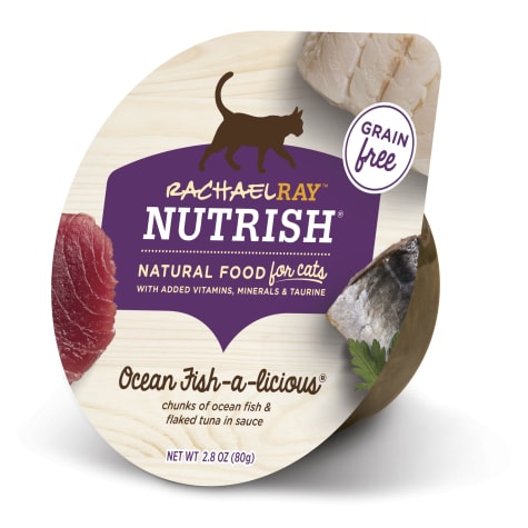 Rachael Ray Nutrish Natural Grain Free Ocean Fish-A-Licious Wet Cat Food