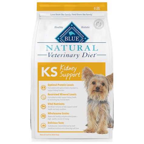 Blue Buffalo Natural Veterinary Diet KS Kidney Support Veterinarian Prescription Required Chicken Dry Dog Food