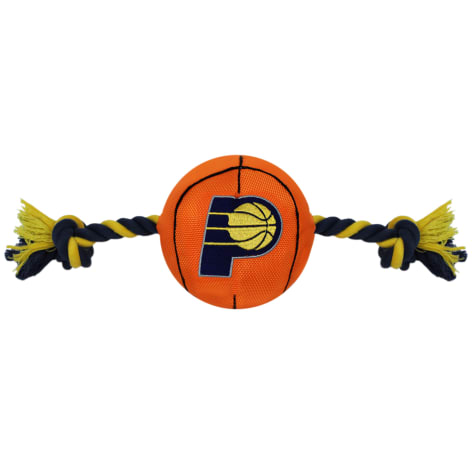 Pets First NBA Indiana Pacers Nylon Basketball Rope Toy for Dogs