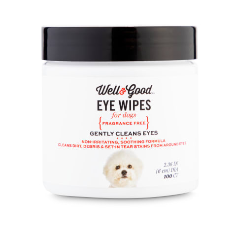 Well & Good Dog Eye Wipes, Pack of 100 | Petco