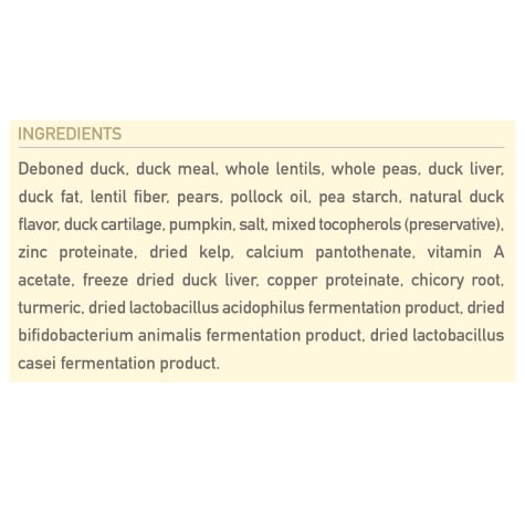 acana duck and pear dry dog food 25 lb