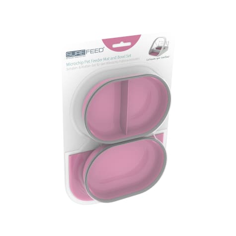SureFlap SureFeed Pink Mat & Bowl Set for Pets