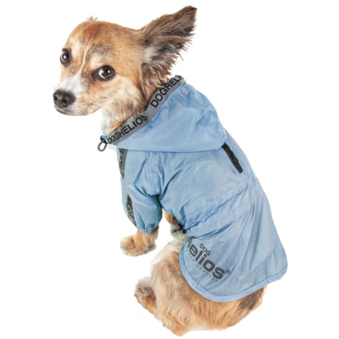 Dog Helios Torrential Shield Waterproof Blue Dog Windbreaker Raincoat