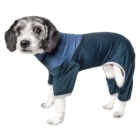 Pet Life Active Embarker Full Body Warm Up Teal Dog Sweaters