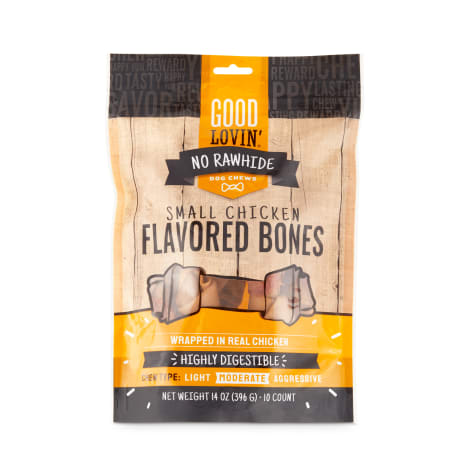 Good Lovin' No Rawhide Small Chicken Flavored Dog Bones