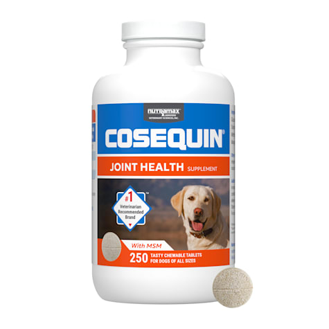 NUTRAMAX COSEQUIN Joint Health Supplement Plus MSM for Dogs