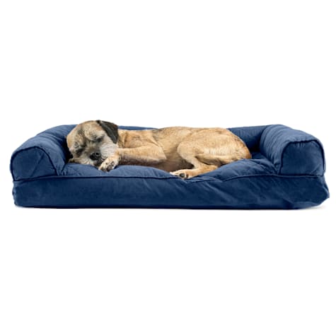 FurHaven Quilted Pillow Sofa Dog Bed