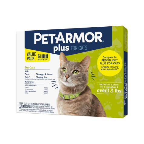 Petarmor F T Cat Squeeze On Over 1 5 Lbs Count Of 6 Petco