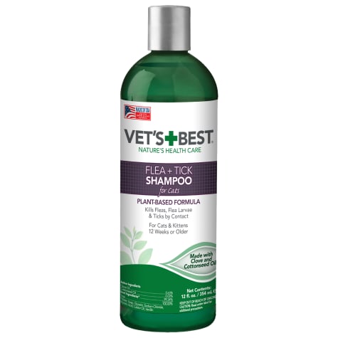 Vet's Best Advanced Strength Flea + Tick Cat Shampoo