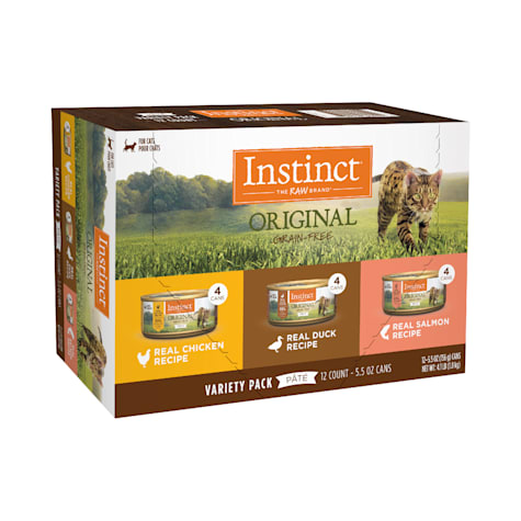 Instinct Original Grain Free Recipe Variety Pack Natural Wet Canned Cat Food