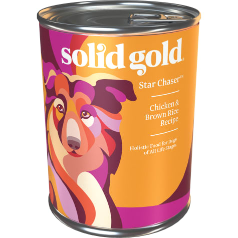 Solid Gold Star Chaser Chicken & Brown Rice Holistic Potato Free Wet Dog Food With Superfoods