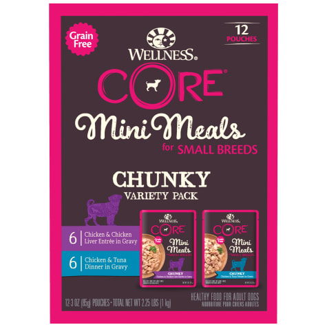 Wellness CORE Mini Meals Chunky Variety Pack Wet Dog Food