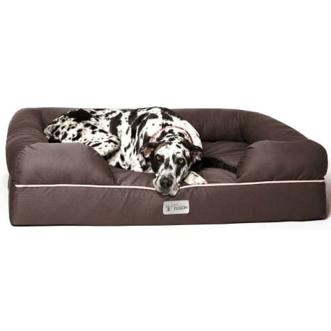 PetFusion Ultimate Orthopedic Memory Foam Brown Dog Bed & Lounge
