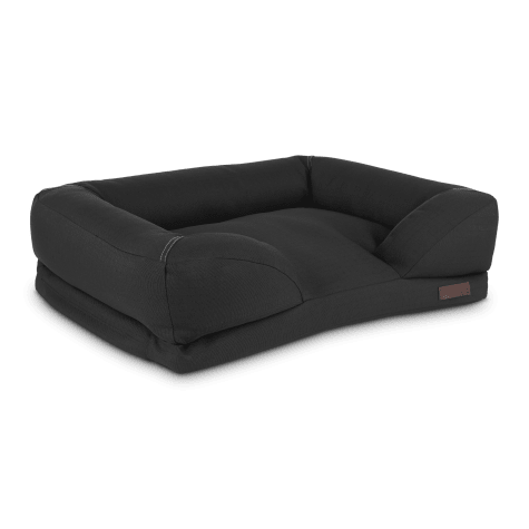 Reddy Indoor/Outdoor Black Dog Bed, 24 