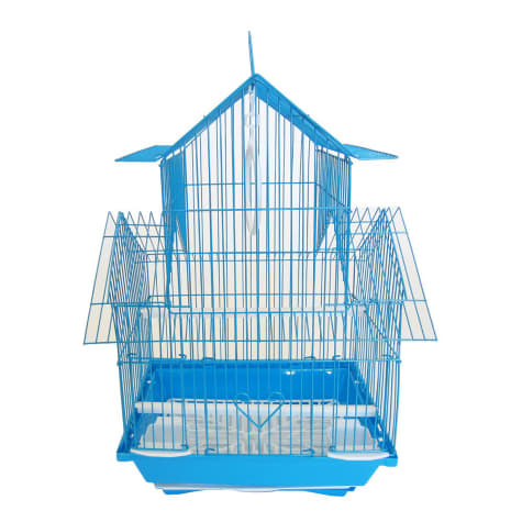 YML Blue Pagoda Top Bird Cage