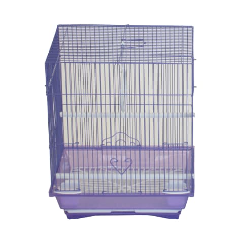 YML Purple Flat Top Parakeet Cage
