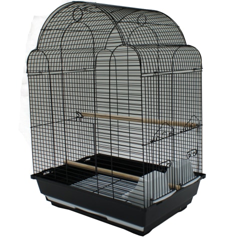 YML Bar Spacing Shell Top Black Bird Cage
