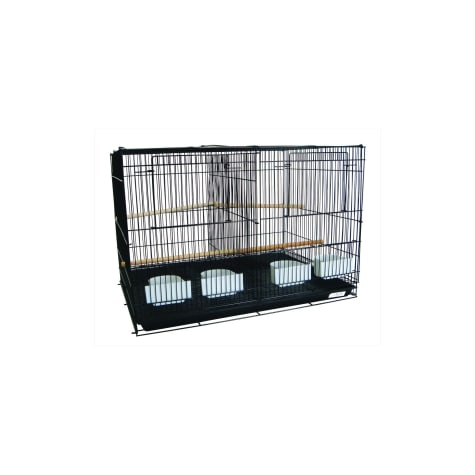 YML Breeding Black Cages with Divider