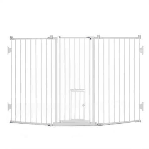 Carlson Pet Products Flexi Gate with Pet Door