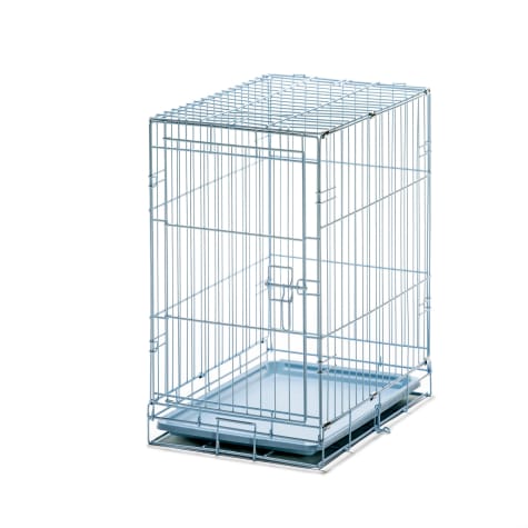 Carlson Pet Products Small Blue Single Door Wire Crate