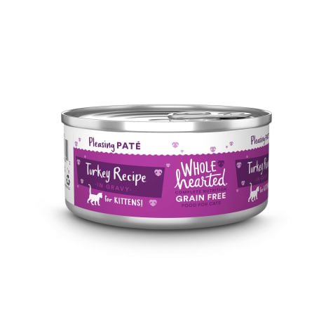 WholeHearted Grain-Free Turkey Recipe Pate Wet Kitten Food