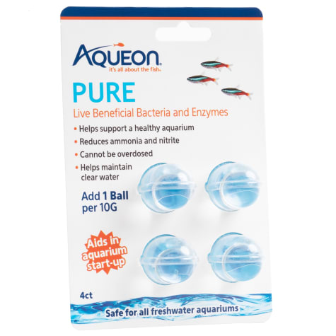 Aqueon PURE Live Beneficial Bacteria and Enzymes 4 ct.