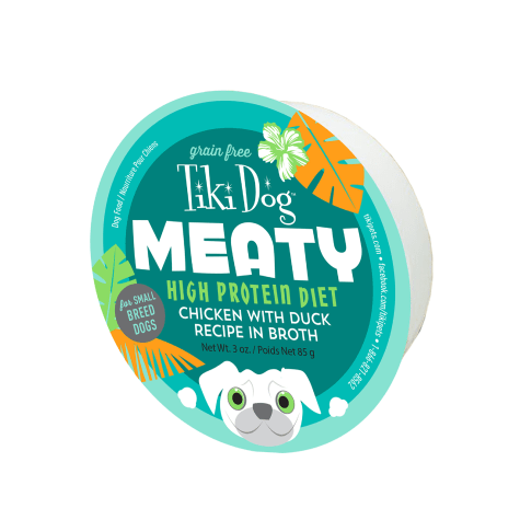 Tiki Dog Meaty Chicken with Duck Recipe Wet Food