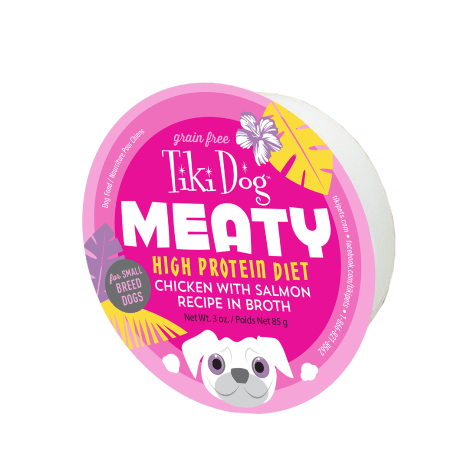 Tiki Dog Meaty Chicken with Salmon Recipe Wet Food