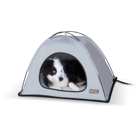 K&H Thermo Tent Gray Pet Bed