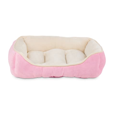 pink dog bed