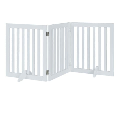 UniPaws Flat White Dog Gate