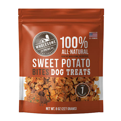 Wholesome Pride Sweet Potato Mini Bites Dog Treats