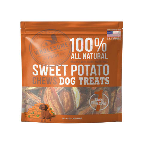 Wholesome Pride Sweet Potato Chew Dog Treats